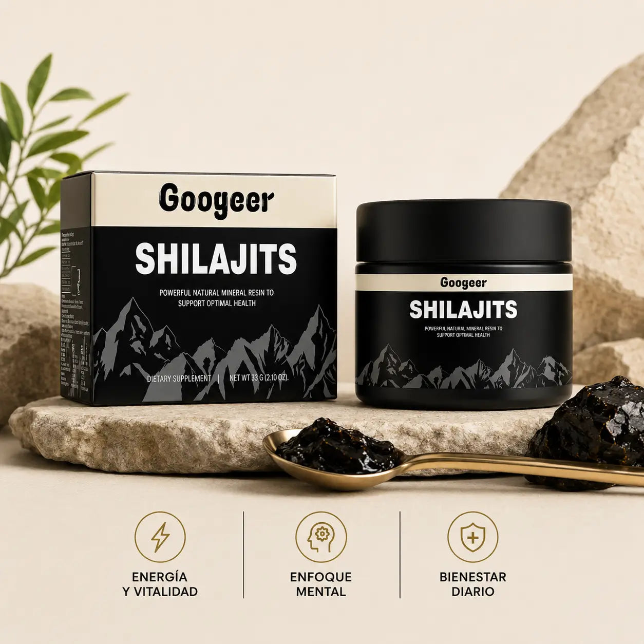 💎  Shilajit Resina Premium 100g  💪 Fórmula pura para tu rutina wellness